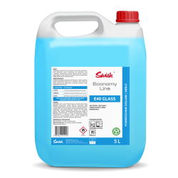 Swish E40 GLASS 5 l – uniwersalny preparat do mycia powierzchni szklanych i wodoodpornych